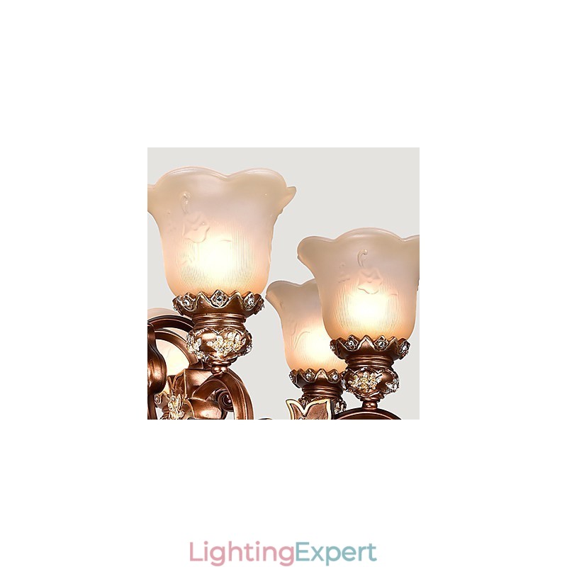 Chandelier Traditional Classic Retro Metal