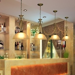 Northern Rural Table Lamp Is Contemporary And Contracted Ideas Single Head Droplight Glass Lamp
