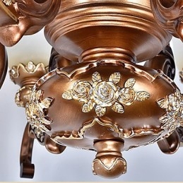 Chandelier Traditional Classic Retro Metal