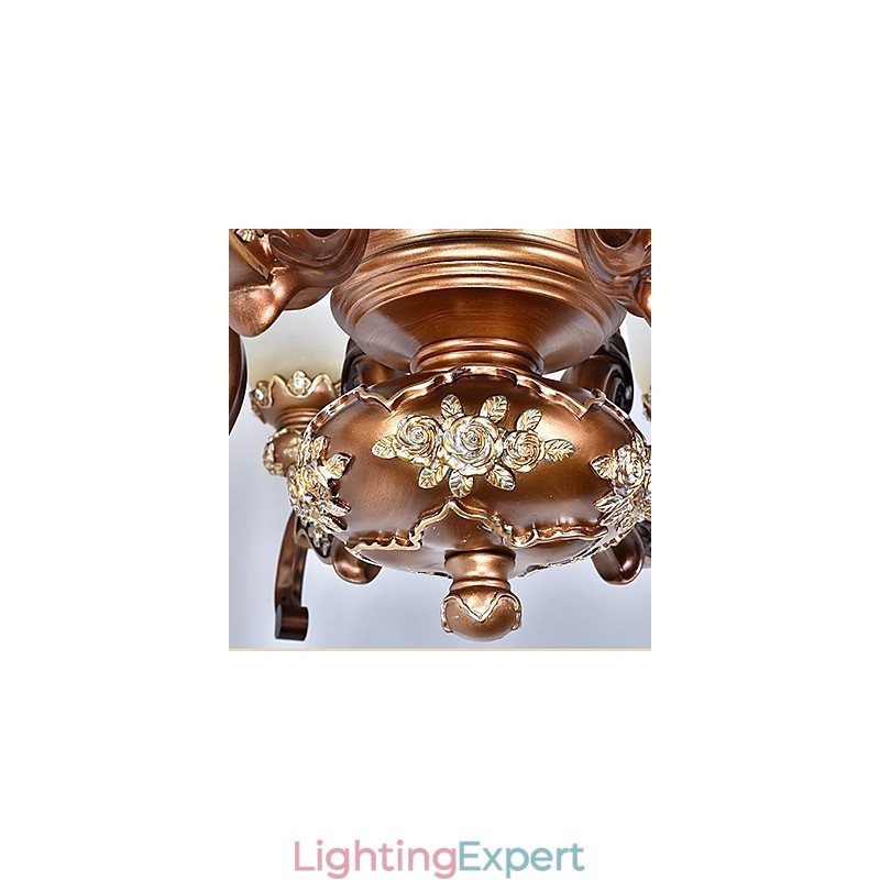 Chandelier Traditional Classic Retro Metal