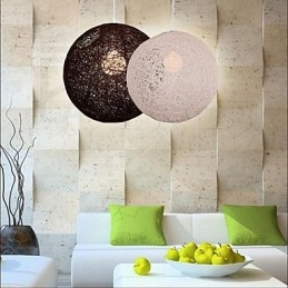 CreativeAmerican Country Creative Cany Art Color Droplight And Spherical Shape Lamp Light