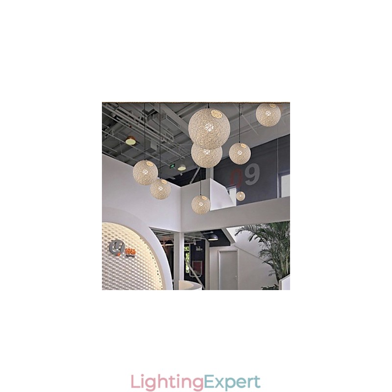 CreativeAmerican Country Creative Cany Art Color Droplight And Spherical Shape Lamp Light
