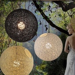 CreativeAmerican Country Creative Cany Art Color Droplight And Spherical Shape Lamp Light