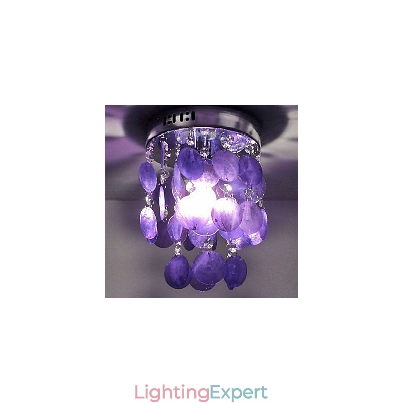 Modern Contemporary Mini Style Chrome Pendant Light