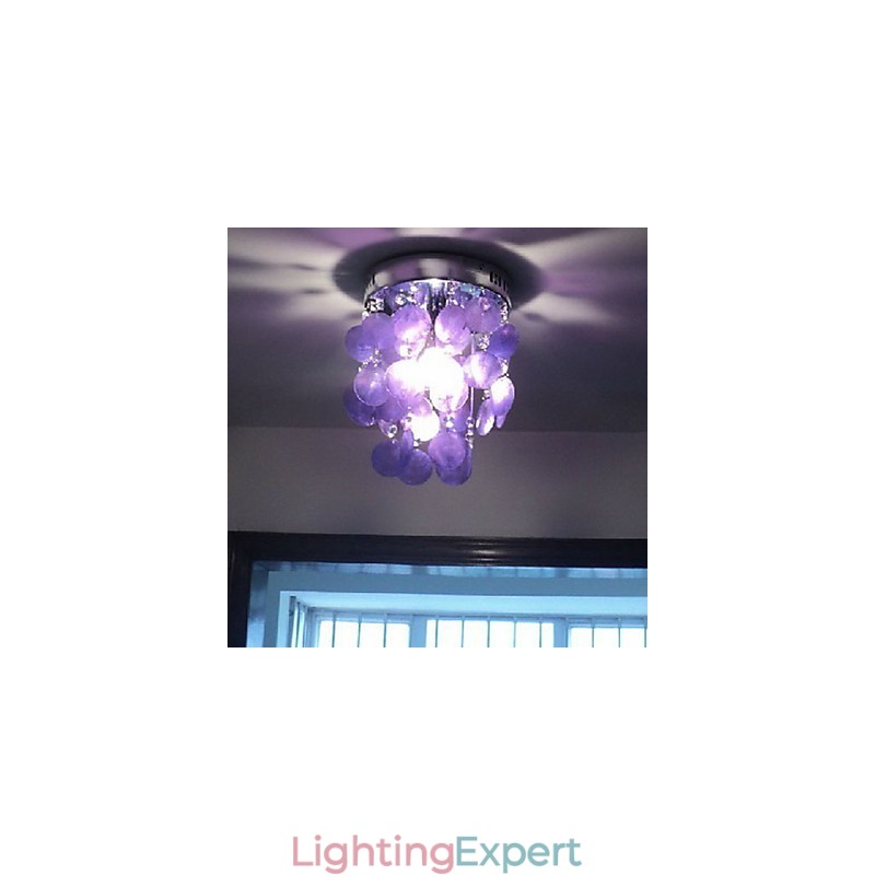 Modern Contemporary Mini Style Chrome Pendant Light