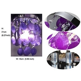 Modern Contemporary Mini Style Chrome Pendant Light