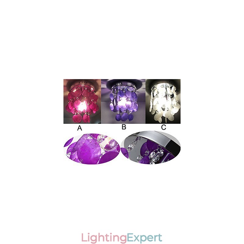 Modern Contemporary Mini Style Chrome Pendant Light