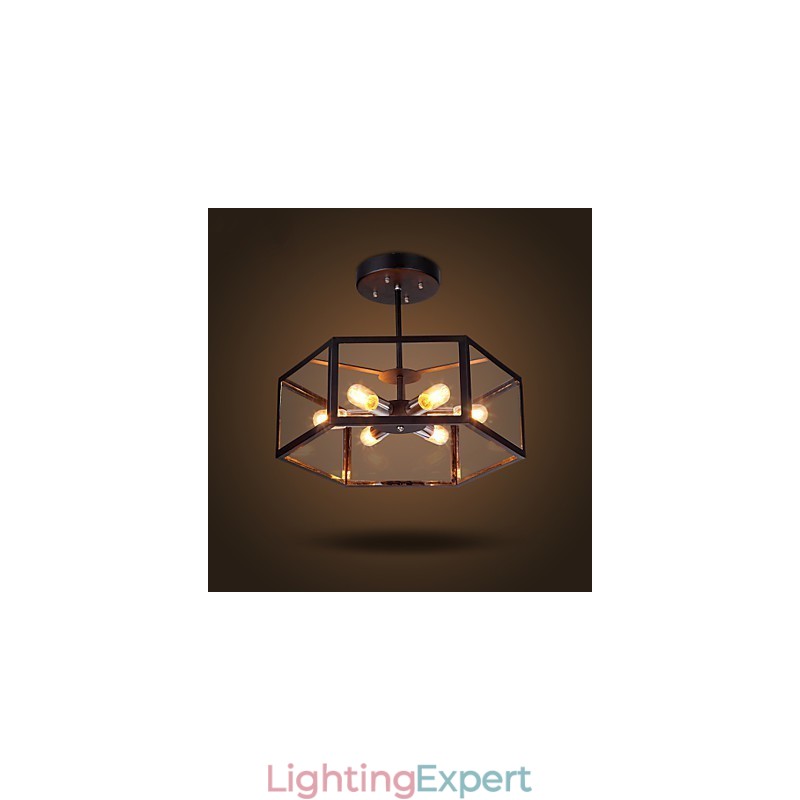 Glass Chandelier Modern Minimalist Mediterranean Cafe Nordic Lamps Chandelier