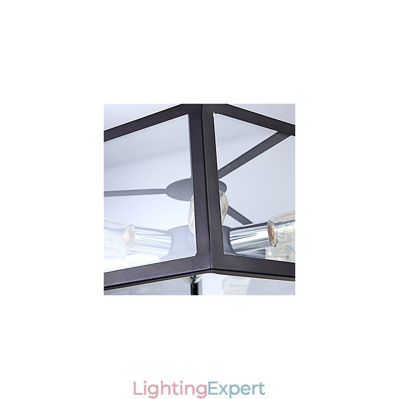 Glass Chandelier Modern Minimalist Mediterranean Cafe Nordic Lamps Chandelier