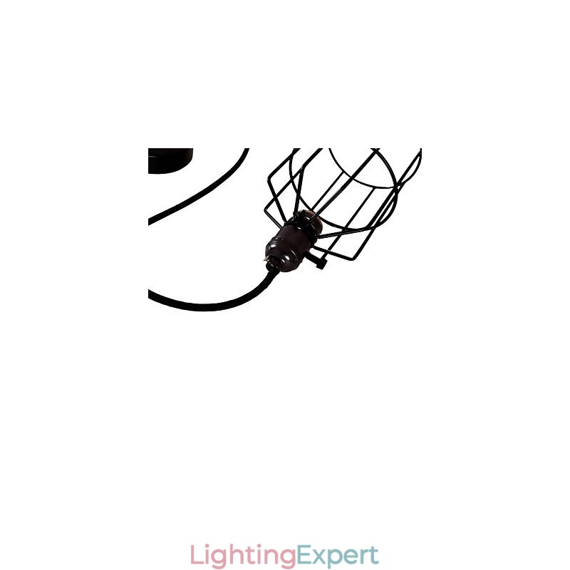 Retro Mini Style Painting Metal Pendant Light Garage