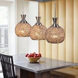 Modern Contemporary Brushed Metal Flush Mount