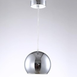 Modern Contemporary Globe Electroplated Metal Pendant Light