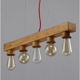 Modern Contemporary Traditional Classic Mini Style Painting Wood Bamboo Pendant Light