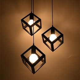 Creative Contemporary And Contracted Wrought Iron Chandelier Single Head Lamps