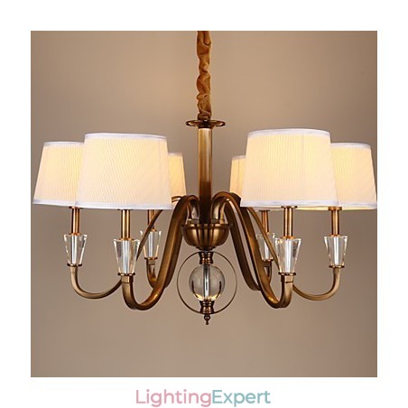 Rustic Lodge Vintage Crystal Mini Style Electroplated Metal Chandelier Rustic Lodge Vintage Crystal Mini Style Electroplated Metal Chandelier