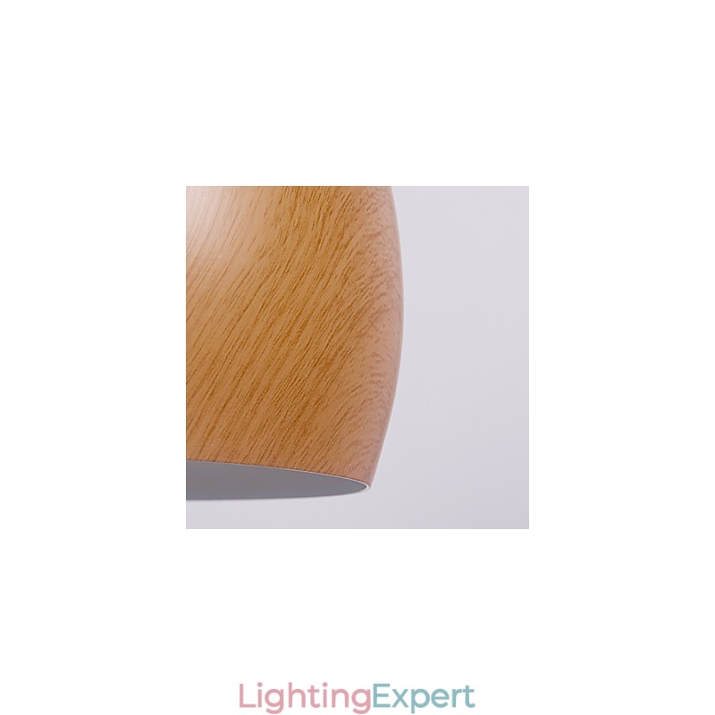 Retro Pendant Light Wood Grain Metal Cafe pendant lamps