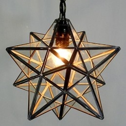 The Pentagon Star Light Contracted And Contemporary Chandelier Lamp