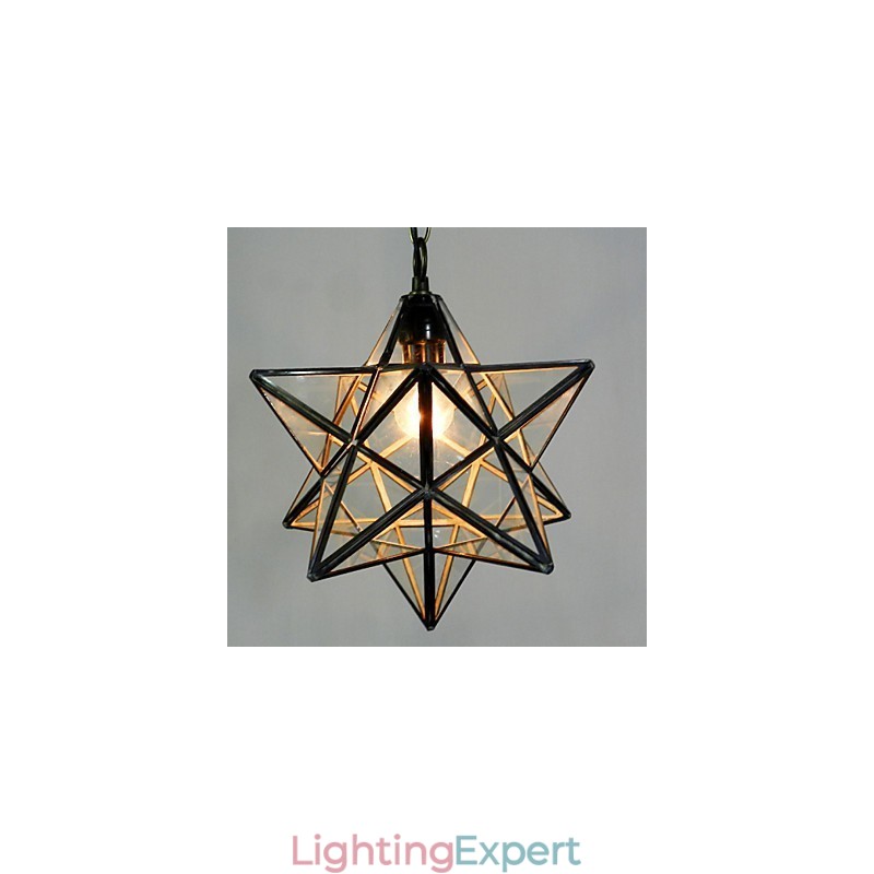 The Pentagon Star Light Contracted And Contemporary Chandelier Lamp