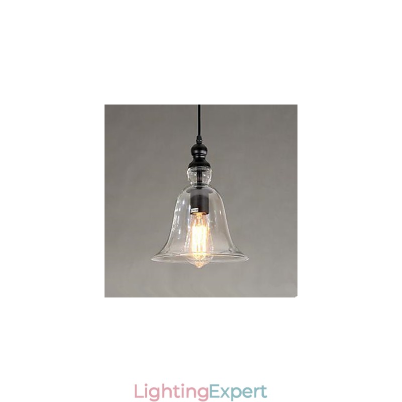 European Contracted Loft Glass Chandelier Bell
