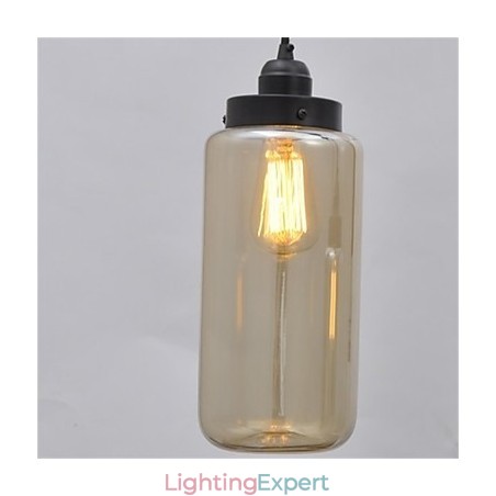 American retro minimalist single glass chandelier American retro minimalist single glass chandelier