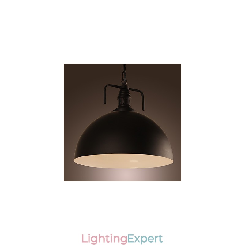 Traditional Classic Retro Bowl Mini Style Painting Pendant Light