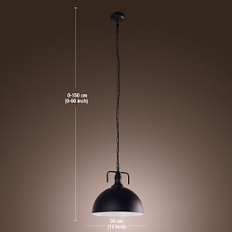 Traditional Classic Retro Bowl Mini Style Painting Pendant Light