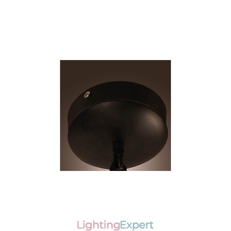 Traditional Classic Retro Bowl Mini Style Painting Pendant Light