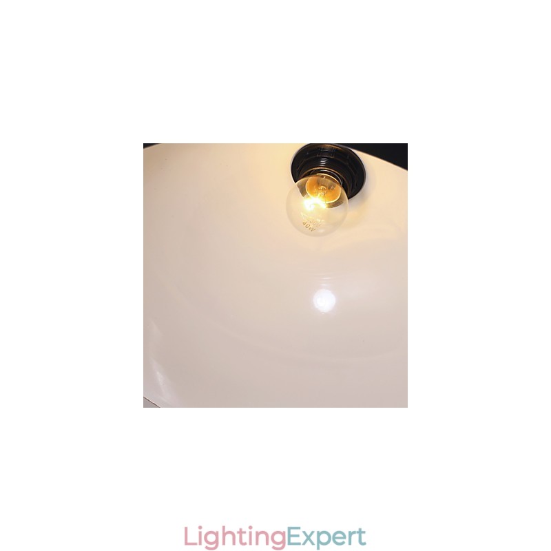 Traditional Classic Retro Bowl Mini Style Painting Pendant Light
