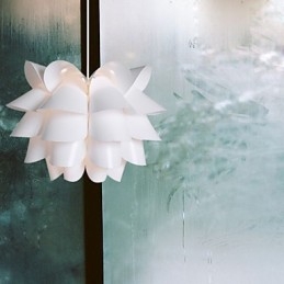 Contemporary And Contracted The Nordic Idea White Lotus Droplight Lamp