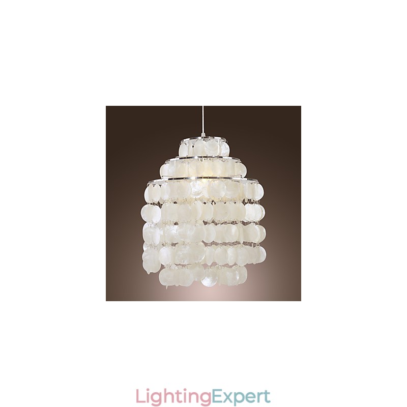 Modern Contemporary Mini Style Chrome Pendant Light