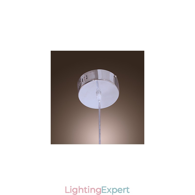 Modern Contemporary Mini Style Chrome Pendant Light
