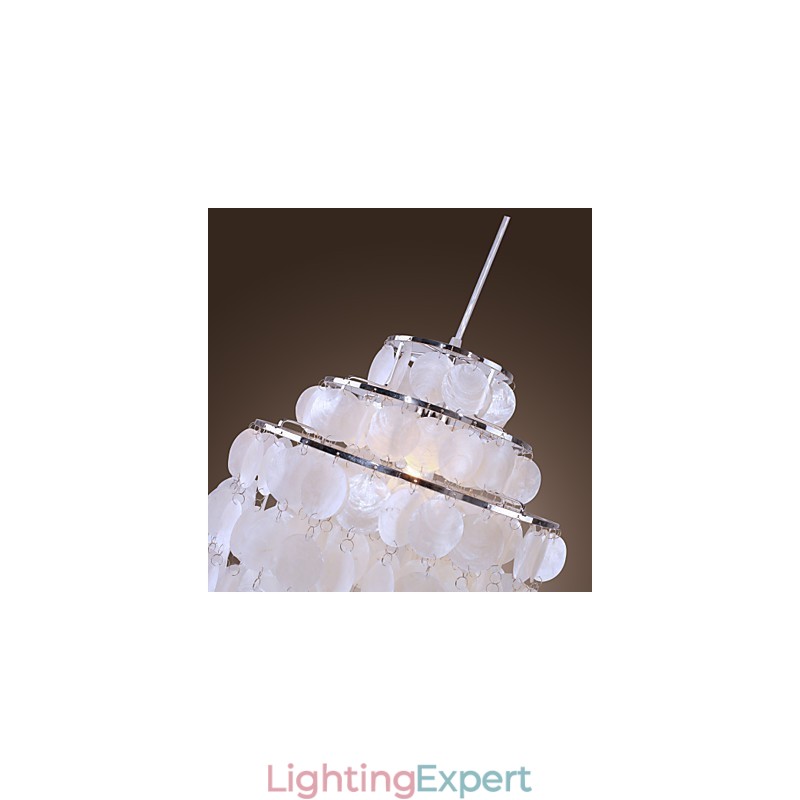 Modern Contemporary Mini Style Chrome Pendant Light