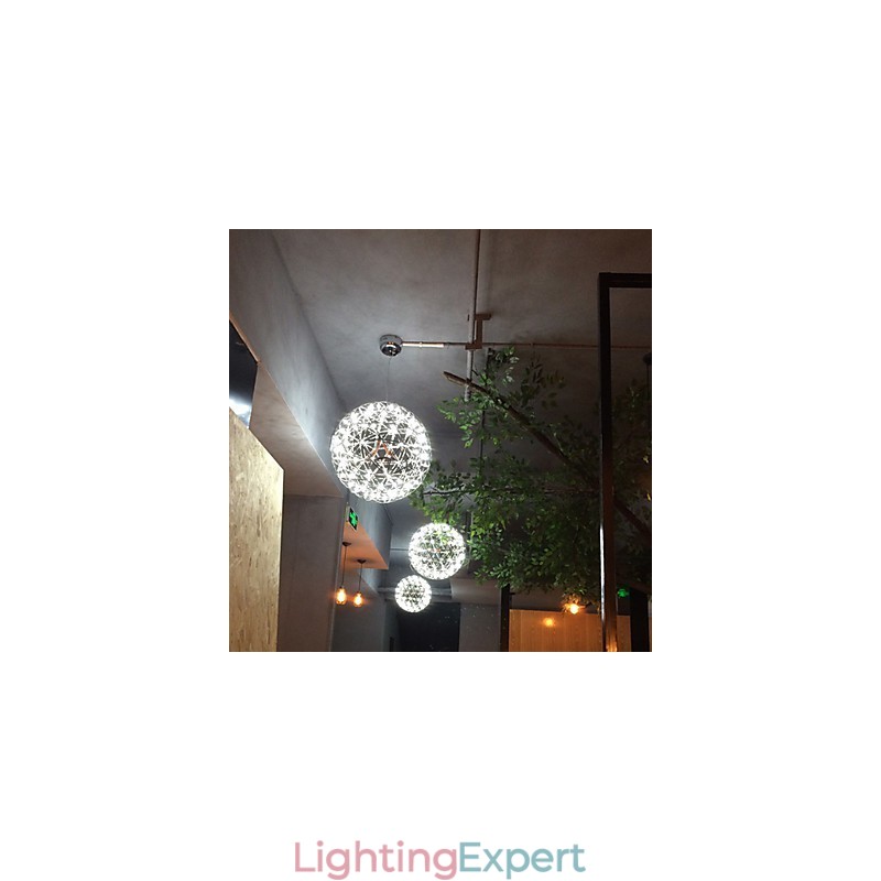 Contemporary Chandelier Creative Round Droplight Lamp Light