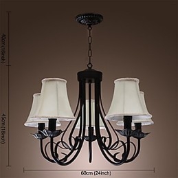 Traditional Classic Antique Brass Chandelier