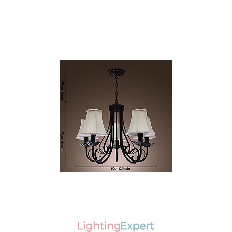 Traditional Classic Antique Brass Chandelier