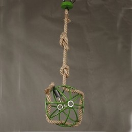 Retro Cafe Art Chandelier Chandelier Rope