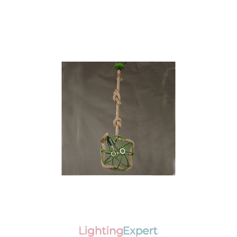 Retro Cafe Art Chandelier Chandelier Rope