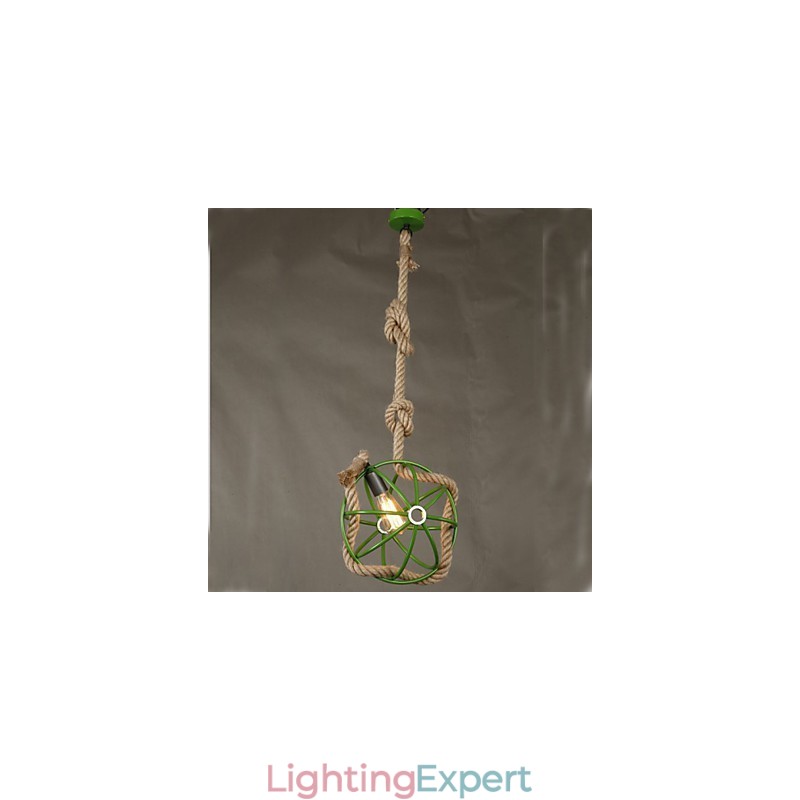 Retro Cafe Art Chandelier Chandelier Rope