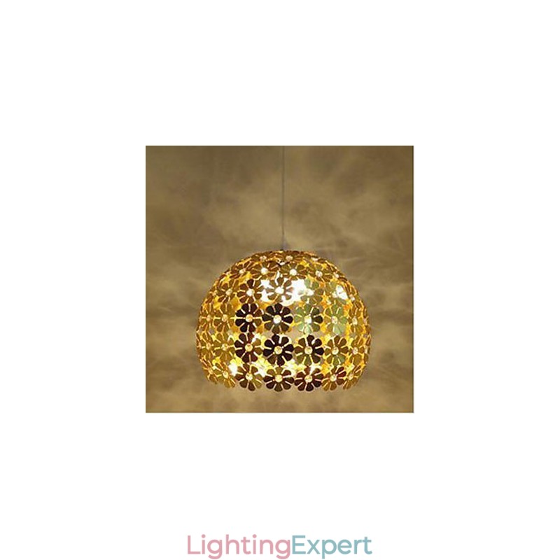 Modern Color Plum Flower Ball Single Head Crystal Droplight