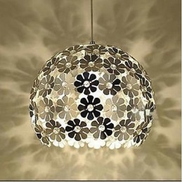 Modern Color Plum Flower Ball Single Head Crystal Droplight