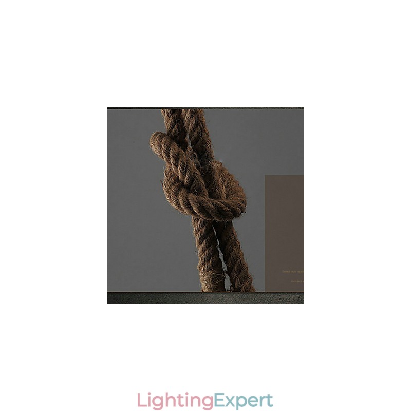 Creative multifunction hemp rope chandelier