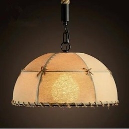A Brief Vogue Lights Semicircle Hemp Rope Chandelier
