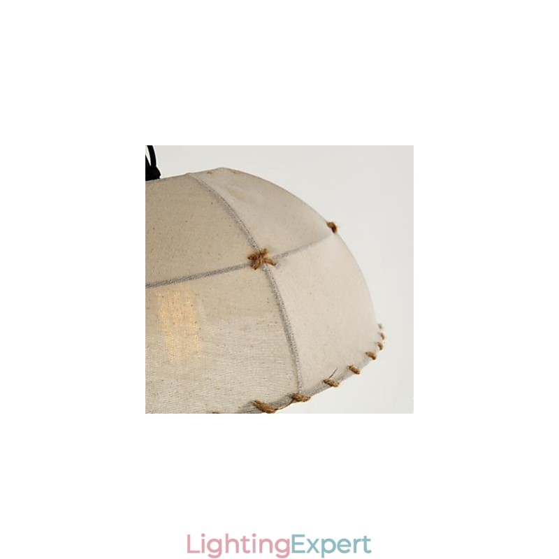 A Brief Vogue Lights Semicircle Hemp Rope Chandelier