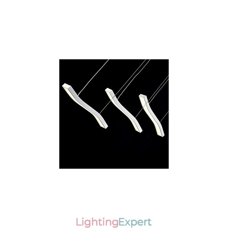 Wavy Design Fashion Simple Acrylic Pendant Light