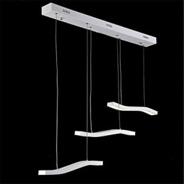 Wavy Design Fashion Simple Acrylic Pendant Light