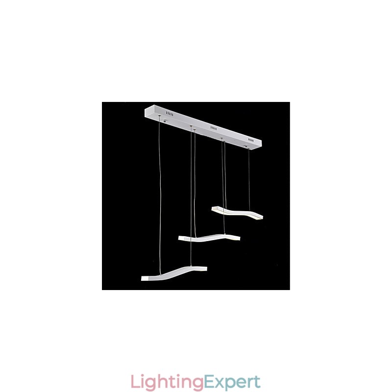 Wavy Design Fashion Simple Acrylic Pendant Light