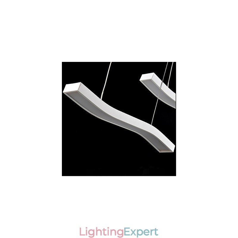 Wavy Design Fashion Simple Acrylic Pendant Light