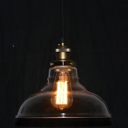 Traditional Classic Vintage Bowl Mini Style Painting Pendant Light