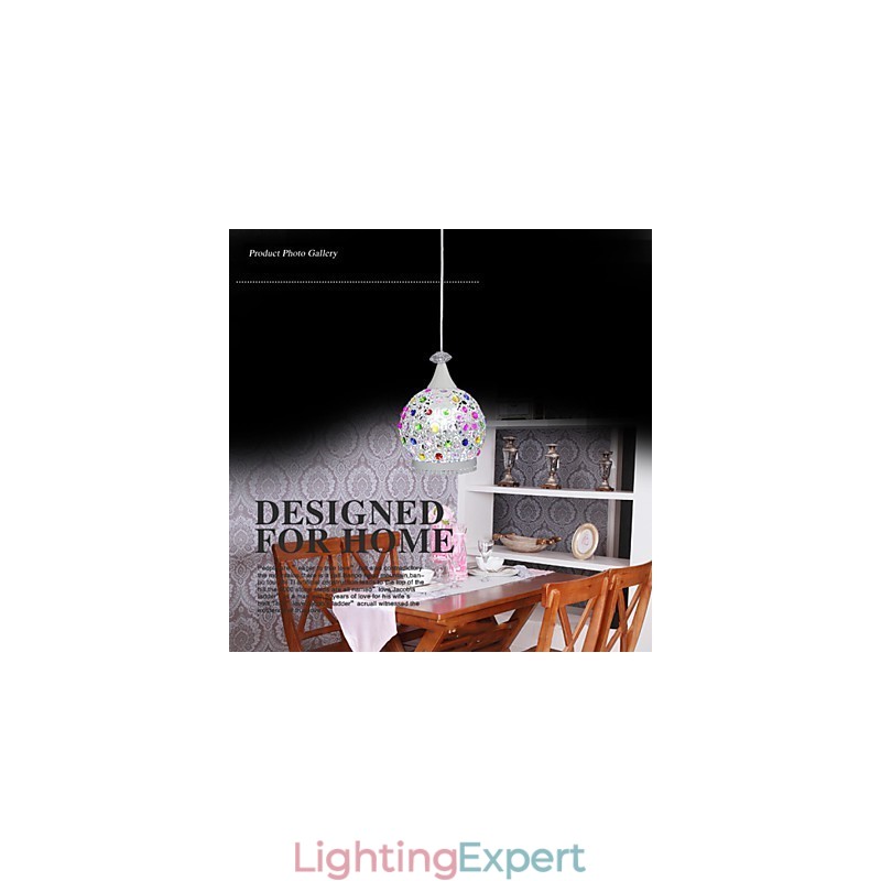 Style Pendant Light Crystal Contracted Modern Lamps
