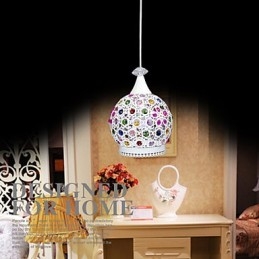 Style Pendant Light Crystal Contracted Modern Lamps